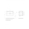 База под раковину BELBAGNO ETNA ETNA-800-2C-SO-BO