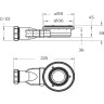 Душевой поддон из искусственного мрамора BELBAGNO TRAY-MR-UNO-AH-120/80-35-NERO-NO