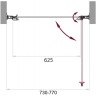 Дверь в проём BELBAGNO SELA-B-1-75-P-Cr